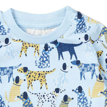 Laden Sie das Bild in den Galerie-Viewer, Langarm Baby Body VARIN RETRO Hunde von Sense Organics