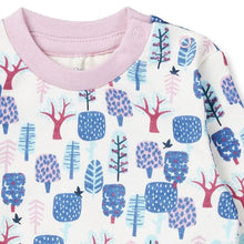 Laden Sie das Bild in den Galerie-Viewer, Langarm Baby Body VARIN RETRO Bäume von Sense Organics