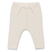 Laden Sie das Bild in den Galerie-Viewer, Baby Leggings Glattstrick Pablo in Cream von Sense Organics