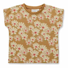 Laden Sie das Bild in den Galerie-Viewer, Mädchen T-Shirt  Modell DORA, geblümt von Sense Organics