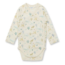 Laden Sie das Bild in den Galerie-Viewer, Baby Langarmbody zum Wickeln Sealife, Ygon von Sense Organics