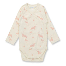 Laden Sie das Bild in den Galerie-Viewer, Baby Langarmbody zum Wickeln Turtle, Ygon von Sense Organics