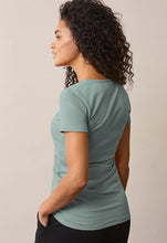 Laden Sie das Bild in den Galerie-Viewer, Umstands- & Stillshirt Classic Mint von boob