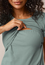 Laden Sie das Bild in den Galerie-Viewer, Umstands- & Stillshirt Classic Mint von boob