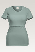 Laden Sie das Bild in den Galerie-Viewer, Umstands- & Stillshirt Classic Mint von boob