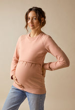Laden Sie das Bild in den Galerie-Viewer, Umstands- und Stillpullover B.Warmer Sweatshirt von boob in Papaya