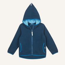 Laden Sie das Bild in den Galerie-Viewer, PAUKKU Essential Fleecejacke - Zip in Innenjacke von finkid in navy/denim