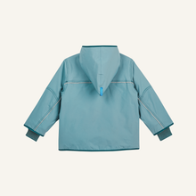 Laden Sie das Bild in den Galerie-Viewer, TALVI EKO Winterparka mit Schneefang in smoke blue/deep teal finkid