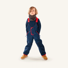 Laden Sie das Bild in den Galerie-Viewer, KAJO HUSKY Robuste Winterhose mit Po- und Knieverstärkung von finkid rose/navy