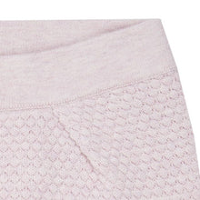 Laden Sie das Bild in den Galerie-Viewer, Baby-Strickleggings Wabenmuster Pablo in rose von Sense Organics