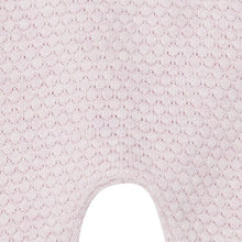 Laden Sie das Bild in den Galerie-Viewer, Baby-Strickleggings Wabenmuster Pablo in rose von Sense Organics