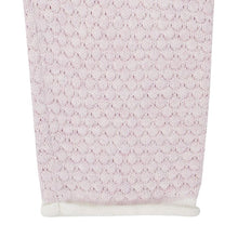 Laden Sie das Bild in den Galerie-Viewer, Baby-Strickleggings Wabenmuster Pablo in rose von Sense Organics