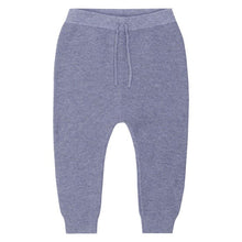 Laden Sie das Bild in den Galerie-Viewer, Bequeme Bio Baby-Strickhose Proust in denim blue von Sense Organics