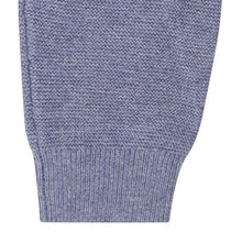 Laden Sie das Bild in den Galerie-Viewer, Bequeme Bio Baby-Strickhose Proust in denim blue von Sense Organics