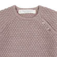 Laden Sie das Bild in den Galerie-Viewer, Keme, Babypulli mit Musterstrick von Sense Organics