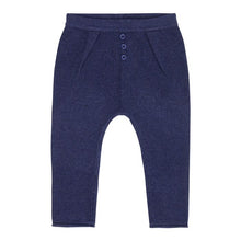 Laden Sie das Bild in den Galerie-Viewer, Baby Leggings Glattstrick Pablo in navy von Sense Organics