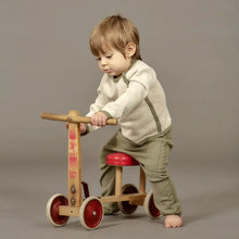 Laden Sie das Bild in den Galerie-Viewer, Baby-Strickleggings Pablo in Olive von Sense Organics