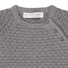 Laden Sie das Bild in den Galerie-Viewer, Gestricktes Oberteil Keme von Sense Organics in grau