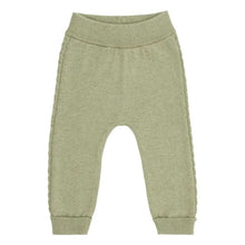 Laden Sie das Bild in den Galerie-Viewer, Baby-Strickleggings Pablo in Olive von Sense Organics