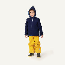 Laden Sie das Bild in den Galerie-Viewer, PAUKKU Essential Fleecejacke - Zip in Innenjacke von finkid in navy/denim