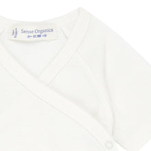 Laden Sie das Bild in den Galerie-Viewer, Baby Kurzarmbody zum Wickeln Natural, Ygon von Sense Organics