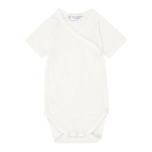 Laden Sie das Bild in den Galerie-Viewer, Baby Kurzarmbody zum Wickeln Natural, Ygon von Sense Organics