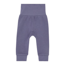 Laden Sie das Bild in den Galerie-Viewer, Babyhose Classic Waffel-Jersey Karli in grau-blau von Sense Organics