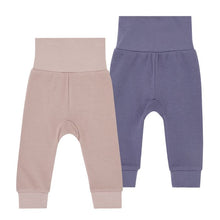 Laden Sie das Bild in den Galerie-Viewer, Babyhose Classic Waffel-Jersey Karli in rosenholz von Sense Organics