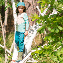 Laden Sie das Bild in den Galerie-Viewer, KILPI MOVE Sommerliche Arbeitshose mit Po- und Knieverstärkung von finkid in eggplant