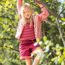 Laden Sie das Bild in den Galerie-Viewer, KUUKKELI Ausgestellte Shorts für Mädchen von finkid in beet red/rose