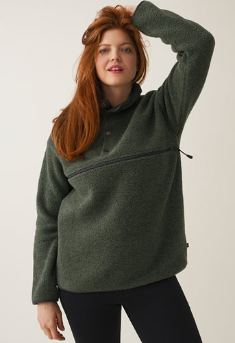 Wollflor-Pullover 90er von boob für Schwangerschaft und Stillzeit