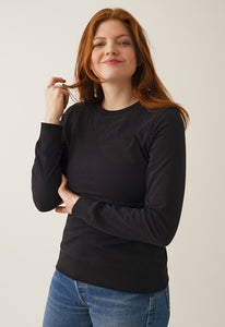Umstands- und Stillpullover B.Warmer Sweatshirt almost black von boob