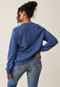 Sweatshirt mit Stillfunktion von boob, indigo blue