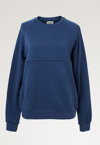 Sweatshirt mit Stillfunktion von boob, indigo blue