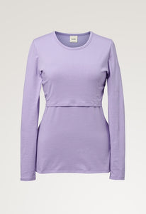 Umstands- und Stillshirt Classic Lilac von boob