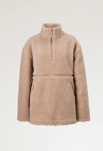 Laden Sie das Bild in den Galerie-Viewer, Pile Fleecepullover zum Stillen- Beige