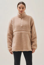 Laden Sie das Bild in den Galerie-Viewer, Pile Fleecepullover zum Stillen- Beige