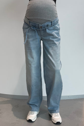 Umstandsjeans Kate in light wash, Momfit
