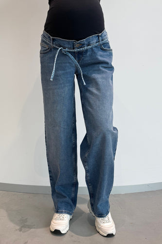 Umstandsjeans Kate in stone wash wash, Momfit