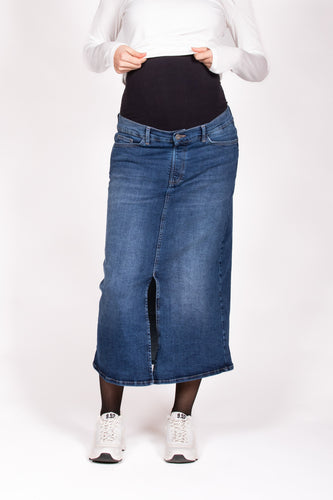 Umstandsrock: Jeansrock Midi von Love2wait