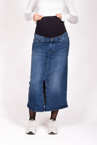 Umstandsrock: Jeansrock Midi von Love2wait