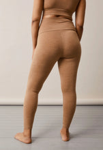 Laden Sie das Bild in den Galerie-Viewer, Once-on-never-off Merinowolle Leggings von boob brown melange