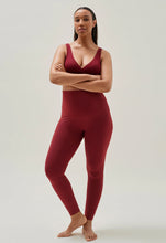 Laden Sie das Bild in den Galerie-Viewer, Umstandsleggings Yoga in rot von boob