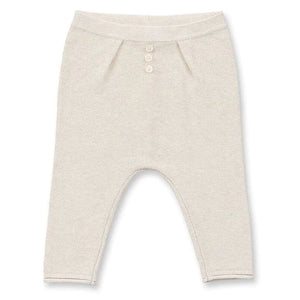 Baby Leggings Glattstrick Pablo in Cream von Sense Organics