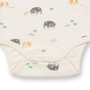 Kurzarm Baby Body VARIN Safari von Sense Organics