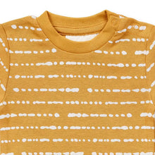 Laden Sie das Bild in den Galerie-Viewer, Kurzarm Baby Body VARIN Mustard von Sense Organics