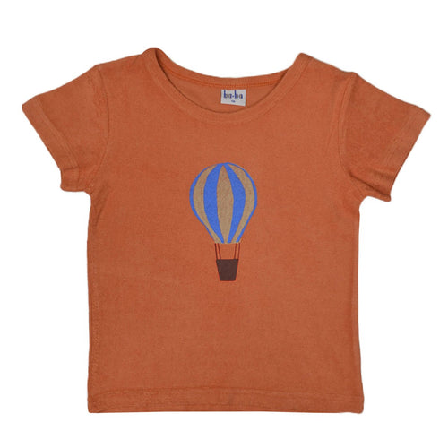Frottee-Shirt mit Ballonprint von baba Kidswear