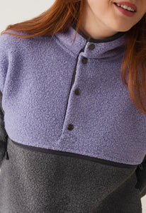 Wollflor-Pullover 90er in lila von boob für Schwangerschaft und Stillzeit