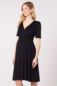 Umstands- und Stillkleid mit halblangen Ärmeln