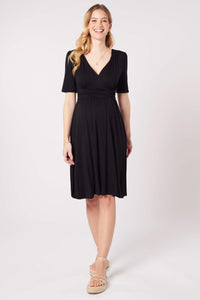 Umstands- und Stillkleid mit halblangen Ärmeln